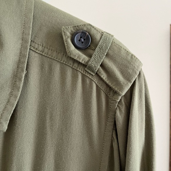 Sonoma khaki green soft rayon jacket with drawstring waist. Size XL. - Picture 8 of 8
